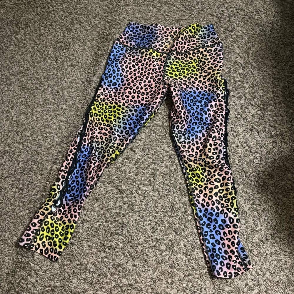 Rainbow Cheetah Zumba Leggings
